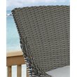 Padma's Plantation Alfresco Wicker Patio Barstool in Kubu Gray