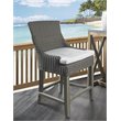 Padma's Plantation Alfresco Wicker Patio Counterstool in Kubu Gray