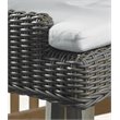Padma's Plantation Alfresco Wicker Patio Counterstool in Kubu Gray