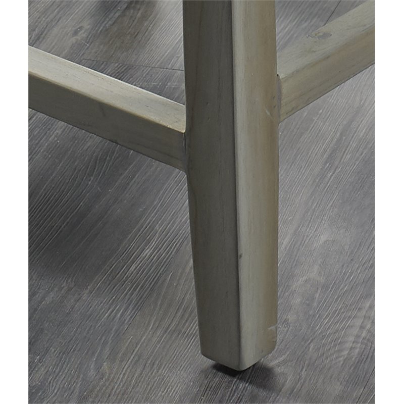 Padma's Plantation Alfresco Wicker Patio Counterstool in Kubu Gray