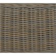 Padma's Plantation Boca Wicker Patio Cushion Chair in Kubu Gray