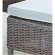 Padma's Plantation Boca Wicker Patio Cushion Chair in Kubu Gray