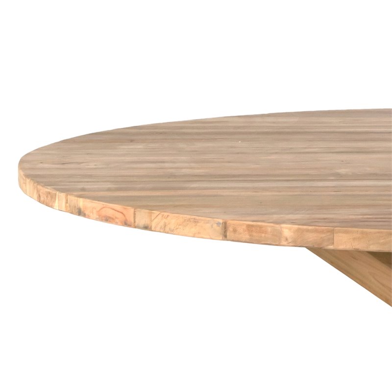 padma's plantation bora bora wood patio dining table in natural