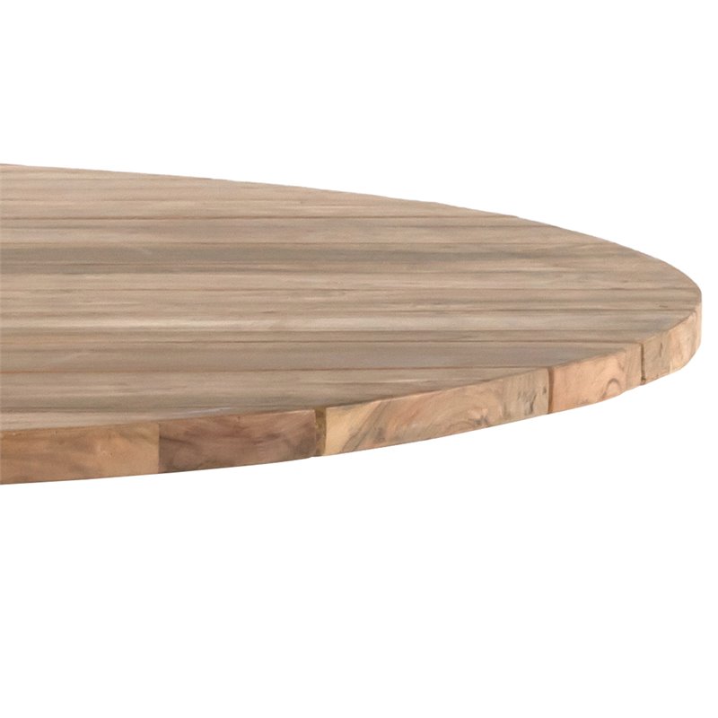 padma's plantation bora bora wood patio dining table in natural