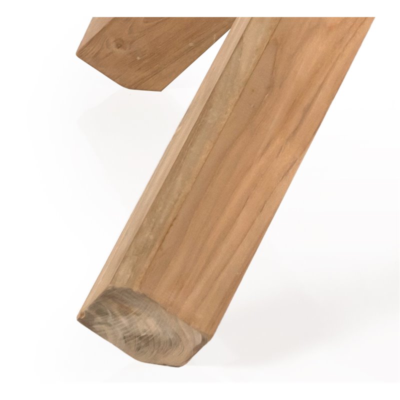 padma's plantation bora bora wood patio dining table in natural