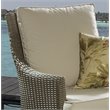 Padma's Plantation Cayman Island Wicker Patio Swivel Chair in Kubu Gray