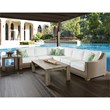 Padma's Plantation Nautilus Wicker Patio Lounge Chair in Kubu Gray