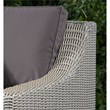 Padma's Plantation Nautilus Wicker Patio Lounge Chair in Kubu Gray