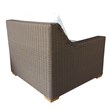 Padma's Plantation Nautilus Wicker Patio Lounge Chair in Kubu Gray