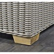 Padma's Plantation Nautilus Wicker Patio Lounge Chair in Kubu Gray