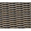 Padma's Plantation Nautilus Wicker Patio Chair in Kubu Gray