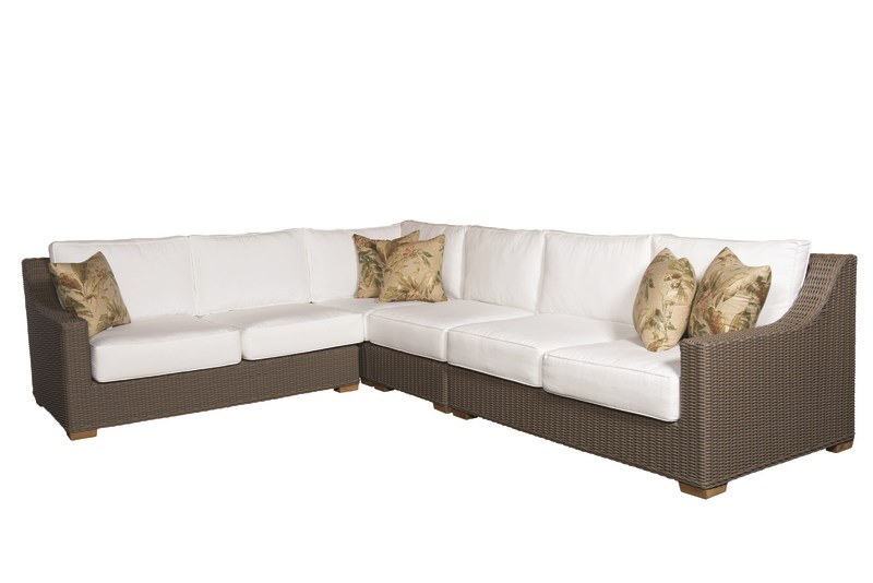 Padma's Plantation Nautilus Wicker Patio Chaise in Kubu Gray