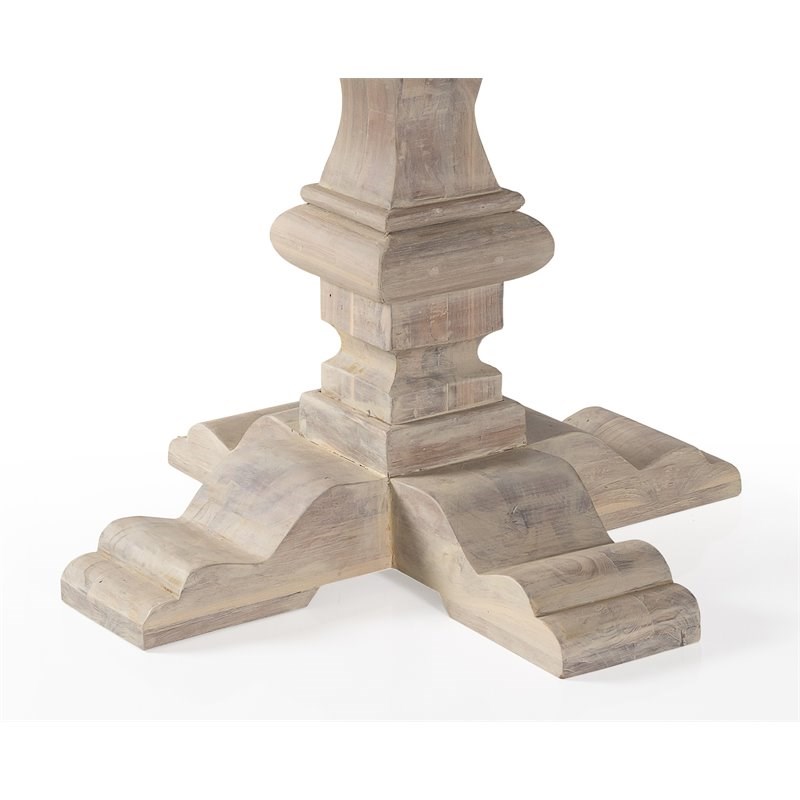 Padma's Plantation Palmetto Wood Patio Dining Table in Natural