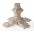 Padma's Plantation Palmetto Wood Patio Dining Table in Natural