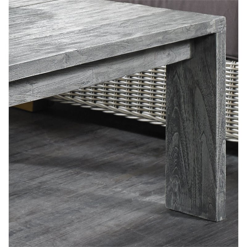 Padma's Plantation Ralph Wood Patio Coffee Table in Natural