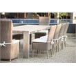 Padma's Plantation Ralph Wood Patio Dining Table in Natural
