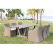 Padma's Plantation Verona Wood Patio Dining Table in Natural