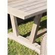 Padma's Plantation Verona Wood Patio Dining Table in Natural