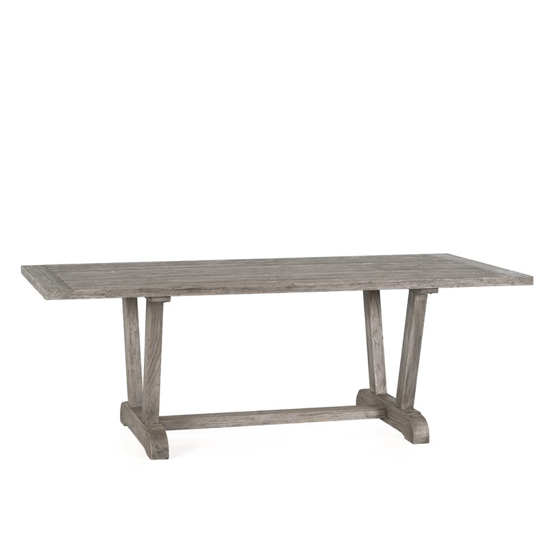 Padma's Plantation Verona Wood Patio Dining Table in Natural