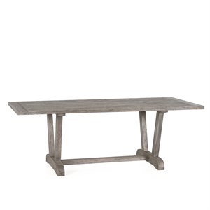 padma's plantation verona wood patio dining table in natural