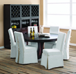 Padma's Plantation Pacific Beach Wood Dining Chair in Sunbleached White