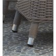 Padma's Plantation Nautilus Wicker Patio Dining Chair in Kubu Gray