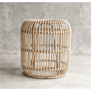 Padma's Plantation Ivy End Table in Naturral