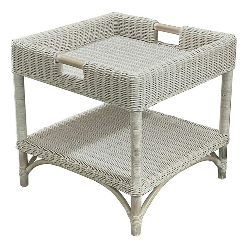 Padma's Plantation Malio End Table in Naturral