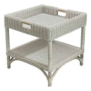 Padma's Plantation Malio End Table in Naturral