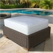 Padma's Plantation Nautilus Outdoor Extra Large Ottoman in Naturral