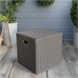 Padma's Plantation Nautilus Outdoor Cube in Outdoor Kubu Grey
