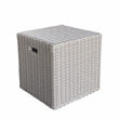 Padma's Plantation Nautilus Outdoor Cube in Outdoor Kubu Grey