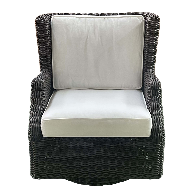 Padma's Plantation Terrace Outdoor Lounge Chair Seminyak Sand Fabric in Naturral