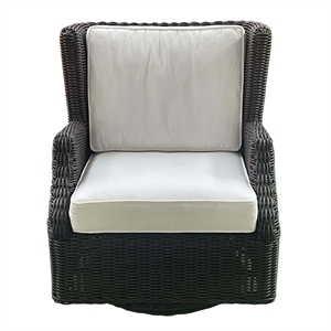 Padma's Plantation Terrace Outdoor Lounge Chair Seminyak Sand Fabric in Naturral