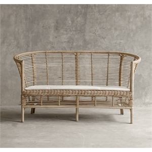 Padma's Plantation Seaside Loveseat in Naturral