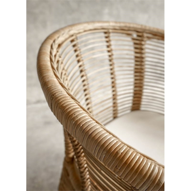 Padma's Plantation Seaside Dining Chair in Naturral