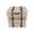 Padma's Plantation Woven End Table / Trunk in Kubu Grey