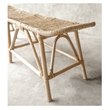 Padma's Plantation Small Zoe Bench in Naturral
