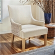 Padma's Plantation Alfresco Living Chair W/ Upholstery Seminyak Sand in Naturral