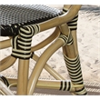 Padma's Plantation French Bistro Counter Stool in Black/Beige