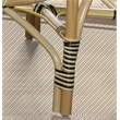 Padma's Plantation French Bistro Counter Stool in Black/Beige