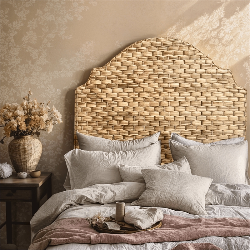 Padma's Plantation Greta Headboard King Size in Naturral