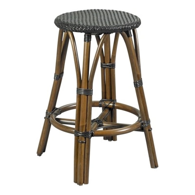 Padma's Plantation Marseille Bistro Counter Stool in Black