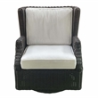 Padma's Plantation Terrace Outdoor Lounge Chair Base White in Naturral