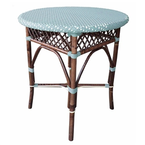Padma's Plantation Paris Bistro Dining Table in Blue