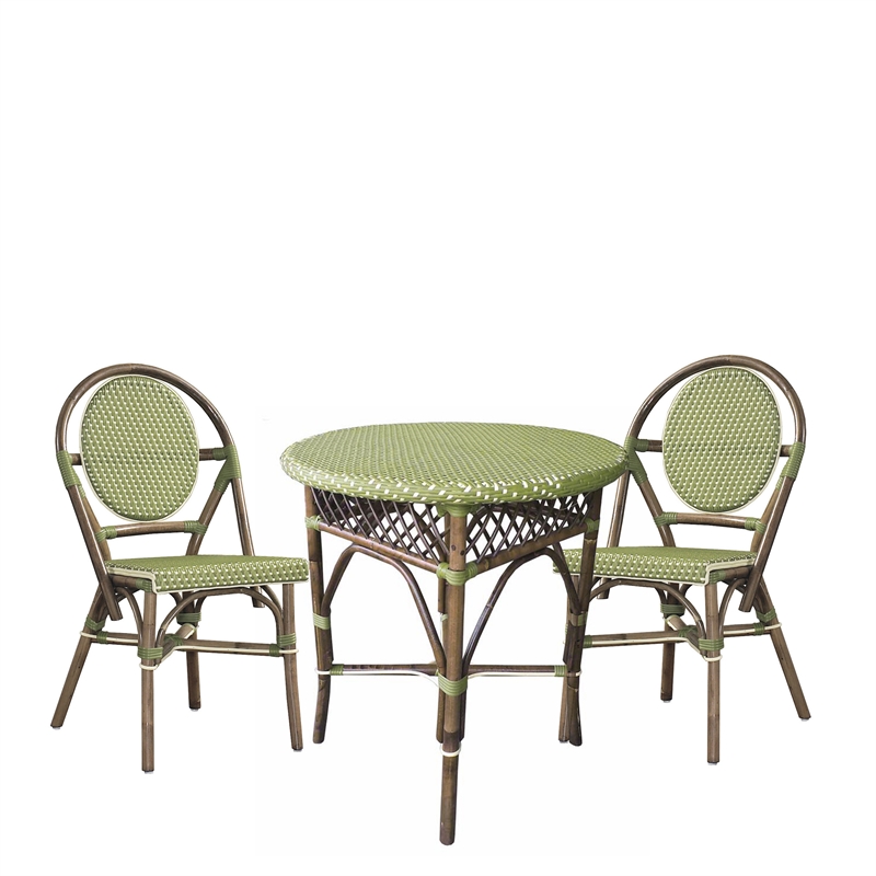 Padma's Plantation Paris Bistro Dining Table in Green