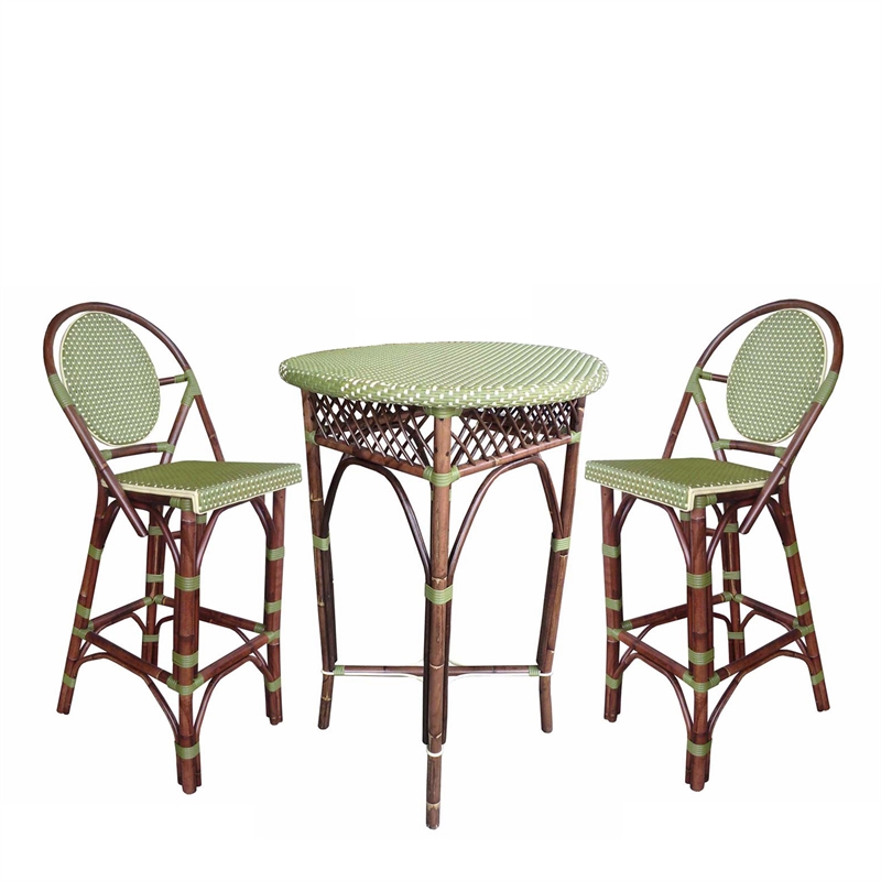 Padma's Plantation Paris Bistro Barstool in Green