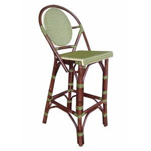 Padma's Plantation Paris Bistro Barstool in Green