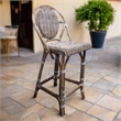 Padma's Plantation Paris Bistro Barstool in Kubu Grey