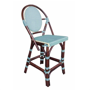 Padma's Plantation Paris Bistro Counterstool in Blue